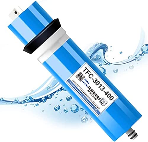 Membrana De Ósmosis Inversa 3013-400 GPD De 13.11 X 2.79 Pulgadas, Reemplazo Compatible Con Sistema De Filtración De Agua Potable Estándar Bajo El Fregadero RO