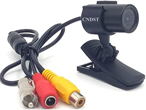 CNDST CCTV 1/3 Sony 1000TVL HD Mini Bullet espía cámara de Seguridad con Clip 2.8mm 120degree Mini cámara de vigilancia CCTV Oculto analógico