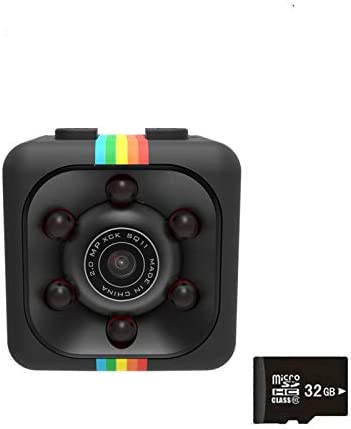 Mini cámara, Mini Cam 1080P Spy Hide Camera Sansnail HD Baby Sitter Network Camera Night Vision and 32G Card Motion Detection