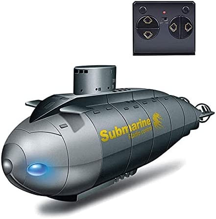 UJIKHSD Mini RC Submarino De 6 Canales RC Inalámbrico Simulación De Submarino Nuclear Modelo Militar Barco A Control Remoto Eléctrico Piscina/Pecera/Juguetes De Baño Verano Juguetes Acuáticos