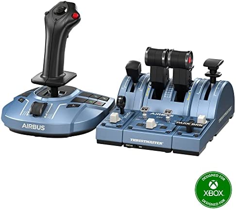 Thrustmaster TCA Captain Pack Airbus Edition - Pack Sidestick / Throttle / Throttle Addon para PC - Licencia Oficial Airbus