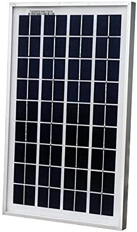 ECO-WORTHY 10W El Panel Solar para Cargar la batería 12V