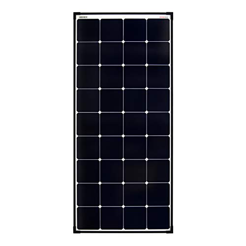 Enjoy Solar Mono 120W 12V Ultra SunPower Back-Contact Solar Panel Módulo Fotovoltaico con Marco Negro y Hoja Posterior Blanca, Ideal para Autocaravana, Vivienda de Jardín, Barco.