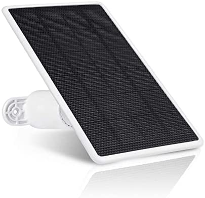 Wasserstein Panel solar para timbre de Google Nest (batería) con energía solar de 1,7 W, hecho para Google Nest