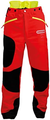 Oregon Waipoua Pantalones de Protección Anticorte para Motosierra, Clase 1, Tipo A, Ajustables, Ligeros, Transpirables y Resistentes