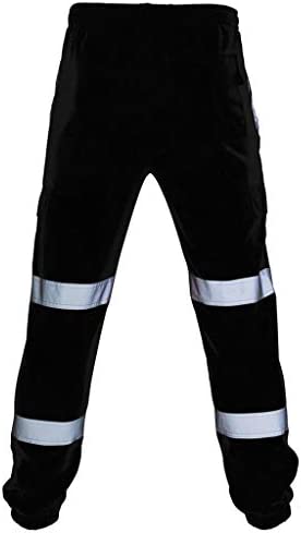 D-Rings Pantalones de alta visibilidad con bolsillos reflectantes y transpirables para trabajo de seguridad