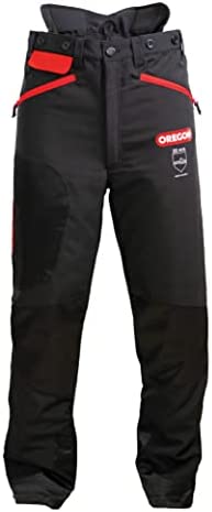 Oregon Waipoua Pantalones de Protección para Motosierra, Clase 1, Tipo A, Ropa Ajustable, Ligera, Transpirable y Resistente