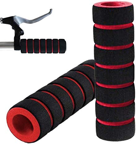 JEEZAO 1 par Patinete Bicicleta del Manillar Niño de la Bicicleta Puños de Bicicleta Cubierta de la Cubierta de la Esponja del apretón la manija Antideslizante