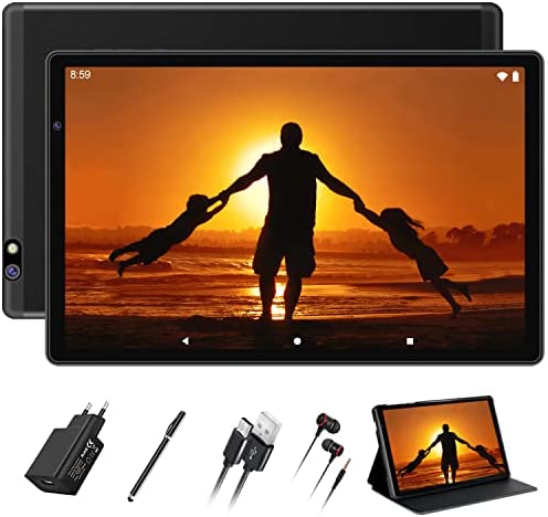 Tablet FACETEL 2023: Android 10, Octa Core, 10, 4GB RAM, 64GB ROM, WiFi,  Certificación Google, Pantalla HD, 8000mAh - Negro - SECURCCTV