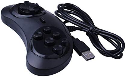 Controlador de juegos USB Gamepad 6 botones para SEGA USB Gaming Joystick titular para PC MAC Mega Drive Gamepads