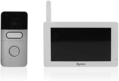 Byron DIC-22615 - Videoportero inalámbrico, comunicación bidireccional, Pantalla táctil