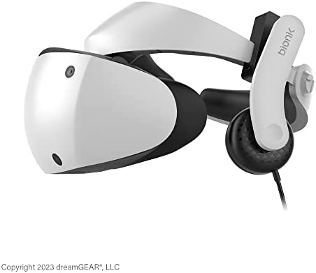Bionik Mantis Auriculares de realidad virtual conectables: compatibles con Playstation VR2, diseño ajustable, se conecta directamente a PSVR, sonido de alta fidelidad, diseño elegante/PS4/PS5