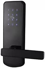 Hbao Bluetooth WiFi Security Safe Teclado electrónico RFID Cerradura de Puerta Inteligente sin Llave de Cerradura de la Puerta del hogar (Color : Black5050, Size : 72 * 230mm)