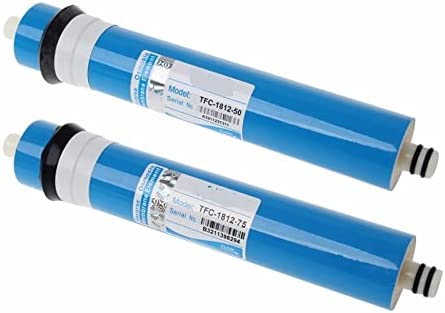 Kit de filtración de ósmosis inversa Cartucho de filtro de agua Osmosis inversa RO Membrana 50gpd 75gpd Hogar Reemplazar (Color : B, Size : 50 gpd)