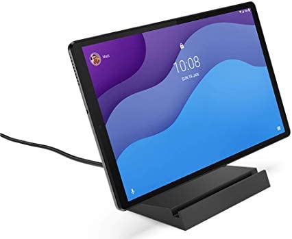 Lenovo Tab M10 HD (2nd Gen) + Smart Charging Station - Tablet de 10.1" HD (MediaTek Helio P22T, 2 GB de RAM, 32 GB eMMC ampliables hasta 1 TB, 2 Altavoces, WiFi + Bluetooth, Android 10) - Gris Oscuro