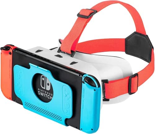 Auriculares VR compatibles con Nintendo Switch y modelo OLED Nintendo Switch, actualizados con lentes HD ajustables, gafas de realidad virtual para Nintendo Switch original